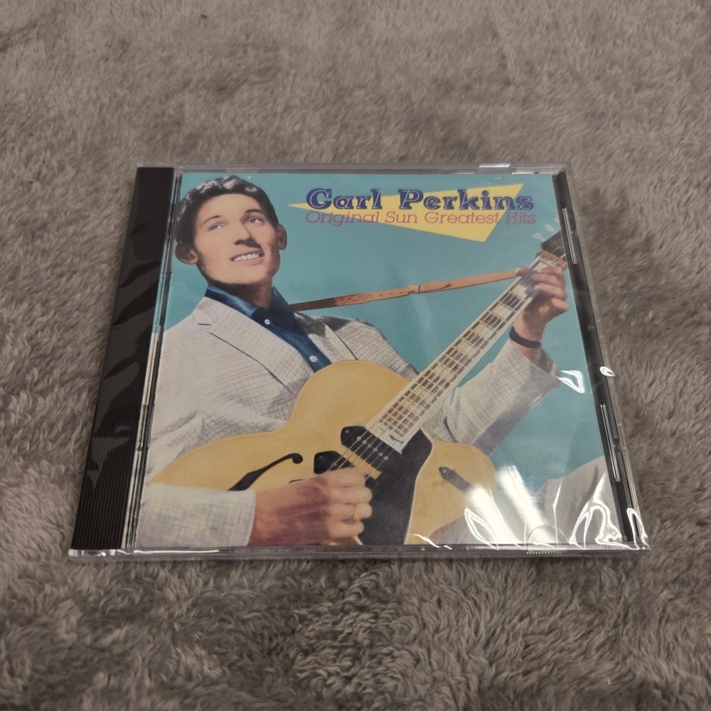 Carl Perkins Original Sun Greatest Hits CD Rhino Records Rockabilly 1986 NEW